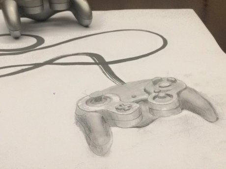 Black and white sketch
