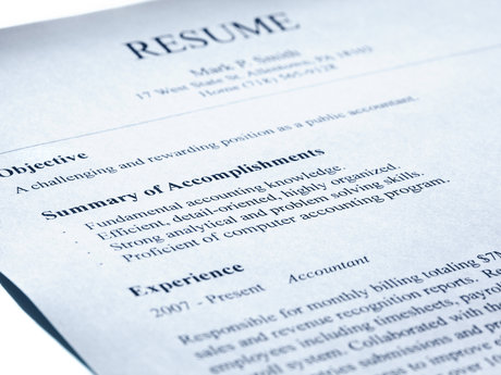 30 Minute Resumé/CV Design