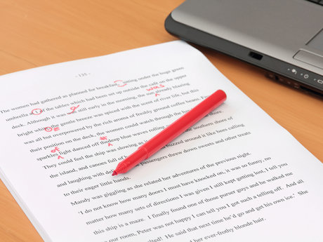 French text writing and correction.
