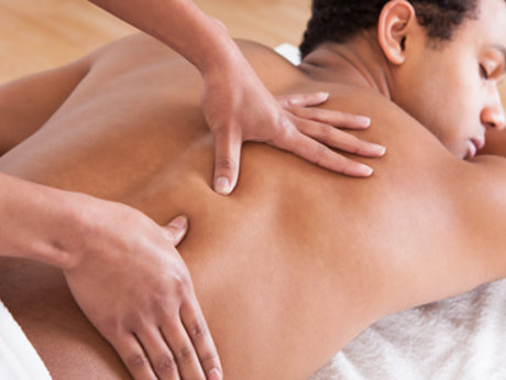 Therapeutic massage therapy session
