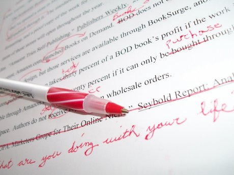 Proofreading and editing