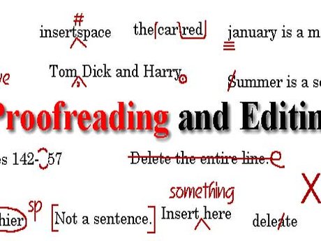 Proofreading & Editing