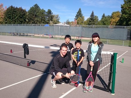 Tennis lesson