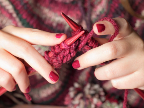 Learn to Knit or Cross Stitch