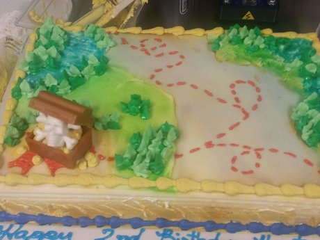 Airbrushed Decorated cake