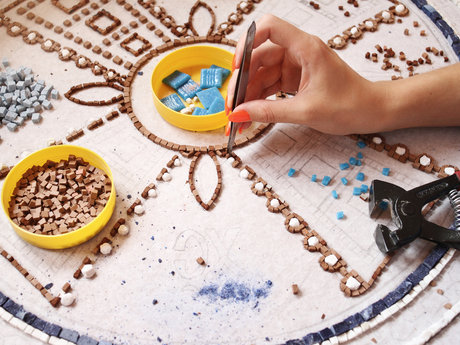 Make a mosaic piece