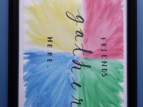 Hand-lettering 1 image up to 9"×12"