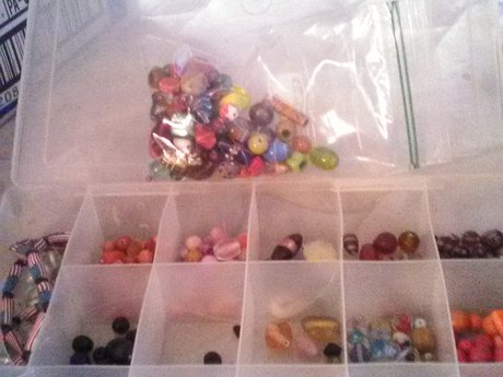 3 Custom Made Glàss Bead Bracelets