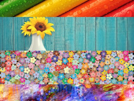 4 Bright Colorful Photo Wallpapers