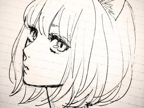 You drawn as a manga character