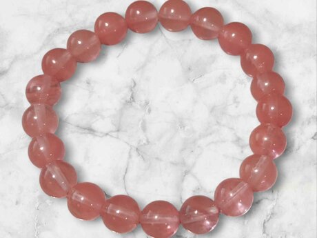 Rose Quartz Stretch Bracelet