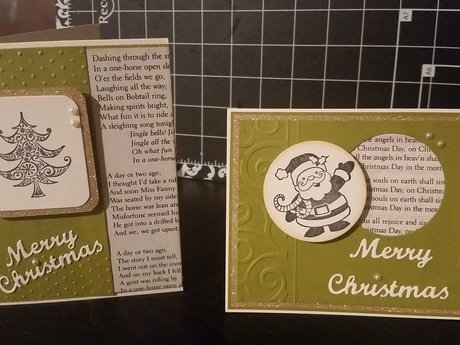 Hand-embossed cards and gift tags