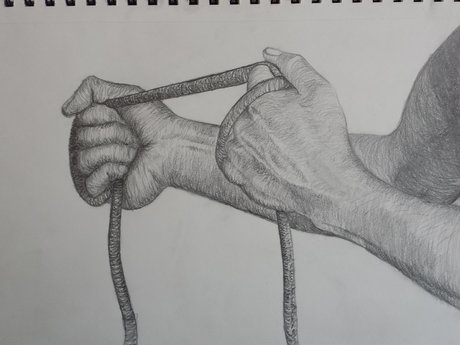 Portrait drawing and painting