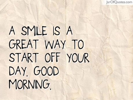 Start your day with positivity