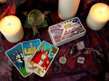 Virtual tarot reading or advice
