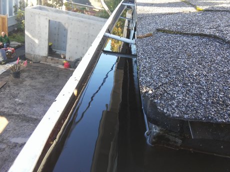 Clean gutters and downspouts!