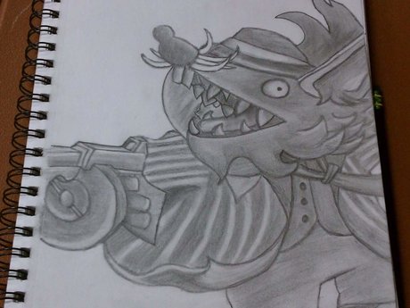Digital Picture 2 Graphite Drawing 