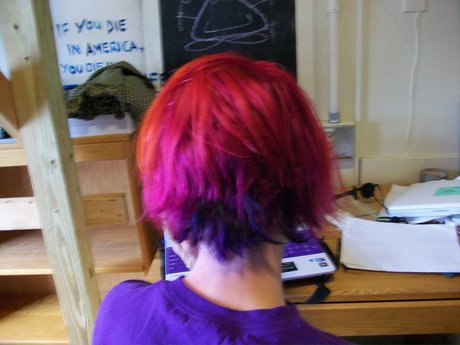 Hair bleach and dye