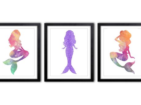 3 piece personalized art set