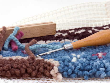 Latch hooking lessons